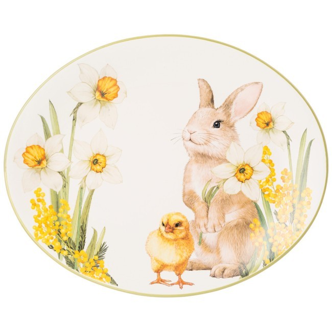 Блюдо овальное agness "sunday" 31,5*25,5*3 см Agness (358-2197)