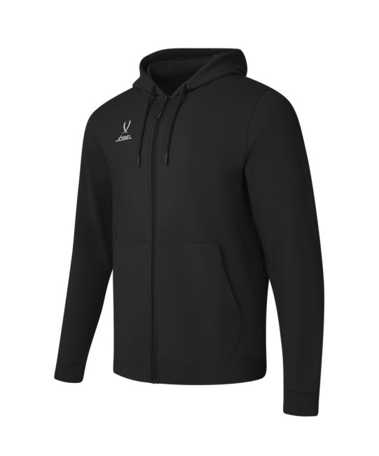 Флисовое худи на молнии JÖGEL ESSENTIAL Cotton Fleece FZ Hoodie, черный (2122102)