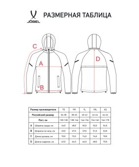 Куртка ветрозащитная JÖGEL CAMP 2 Rain Jacket, серый, детский (2126680) Куртка ветрозащитная JÖGEL CAMP 2 Rain Jacket, серый, детский (2126680)