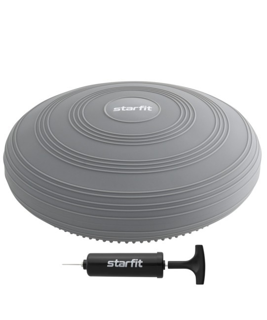 БЕЗ УПАКОВКИ Диск балансировочный STARFIT BP-105, с насосом, серый (2125638) БЕЗ УПАКОВКИ Диск балансировочный STARFIT BP-105, с насосом, серый (2125638)
