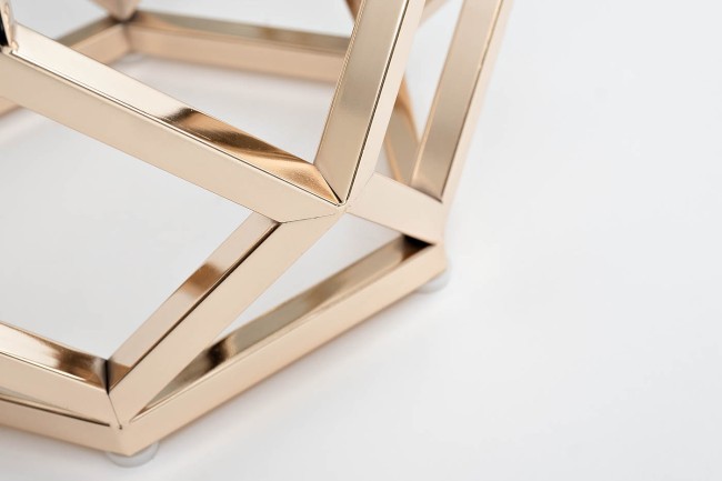 Стол журнальный с мраморной столешницей d50*62см, цвет опоры золото (TT-00008804) Стол журнальный с мраморной столешницей d50*62см, цвет опоры золото (TT-00008804)