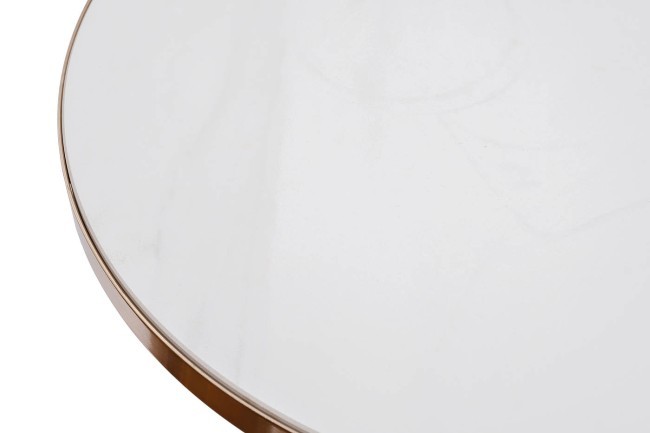 Стол журнальный с мраморной столешницей d50*62см, цвет опоры золото (TT-00008804) Стол журнальный с мраморной столешницей d50*62см, цвет опоры золото (TT-00008804)