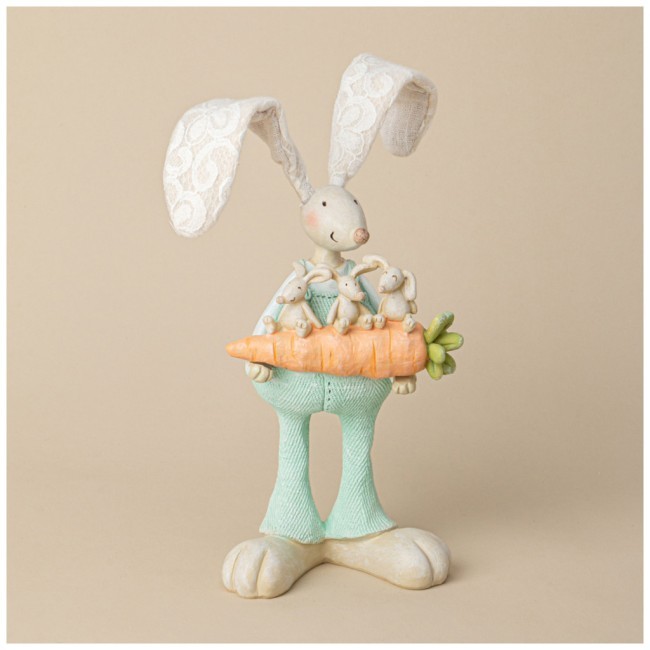 Фигурка декоративная кролик 11x8x29.5см Lefard (125-304)