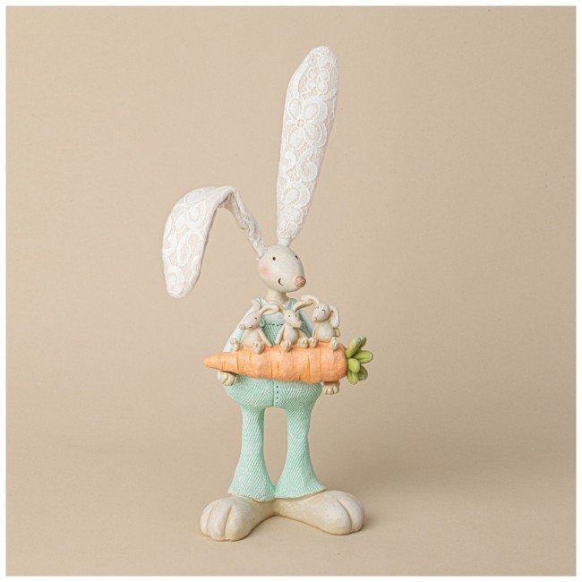 Фигурка декоративная кролик 11x8x29.5см Lefard (125-304)