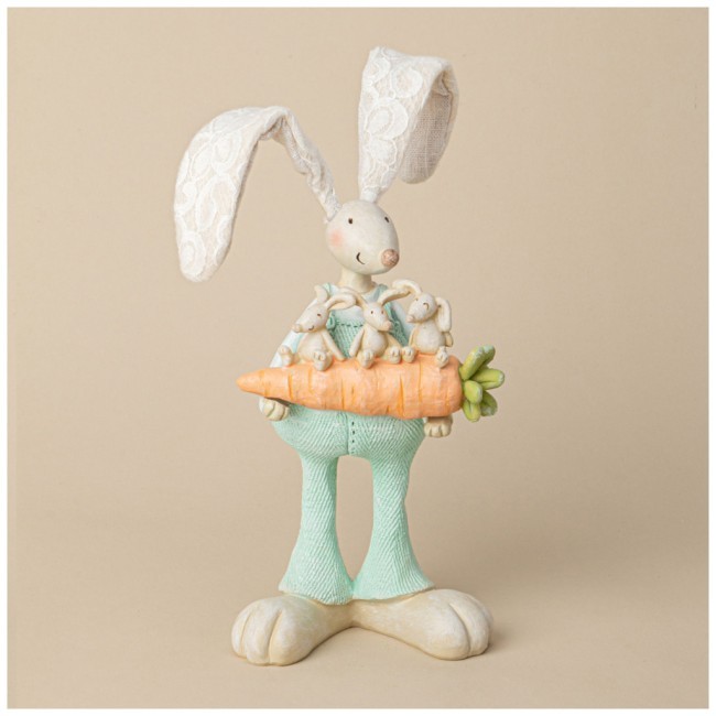 Фигурка декоративная кролик 11x8x29.5см Lefard (125-304)
