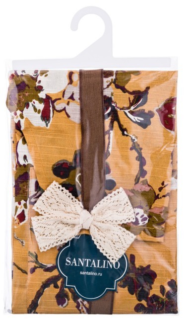 Фартук "магнолия" горчица, 100% хлопок SANTALINO (850-604-7) Фартук "магнолия" горчица, 100% хлопок SANTALINO (850-604-7)