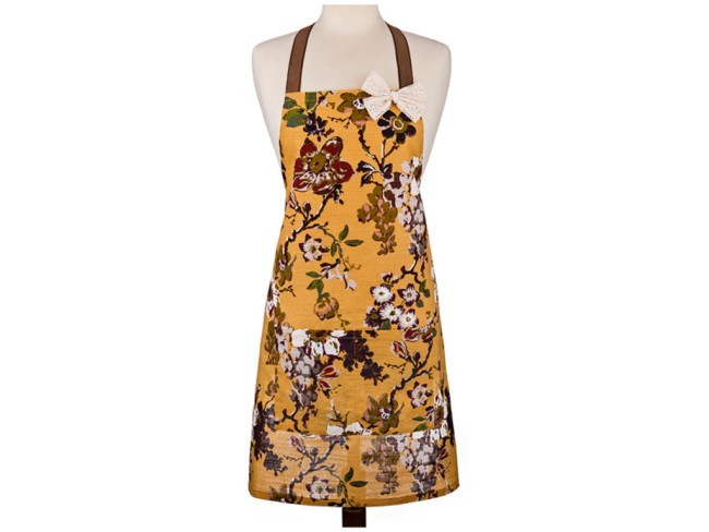 Фартук "магнолия" горчица, 100% хлопок SANTALINO (850-604-7) Фартук "магнолия" горчица, 100% хлопок SANTALINO (850-604-7)