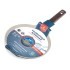 Сковорода блинная с антипригарным покрытием pfluon marble, 22*4,3 см Agness (902-116)