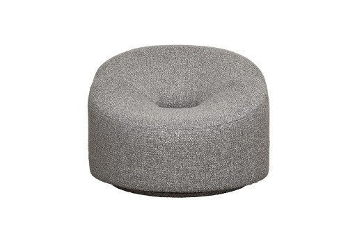 Кресло поворотное LUNA рогожка черно-серый Santo1606-CHSER 98*90*69см (TT-00016636)