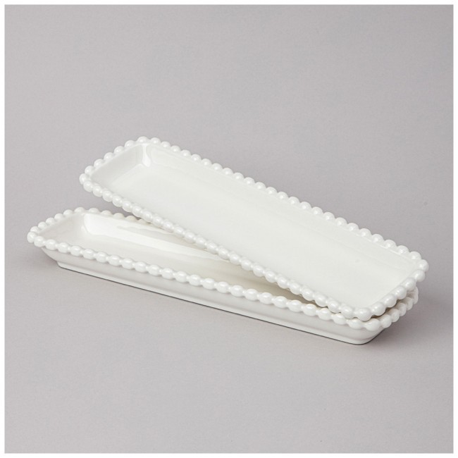 Набор блюд lefard "pearl" прямоуг. 2 шт. 29*7,5*3 см Lefard (761-098) Набор блюд lefard "pearl" прямоуг. 2 шт. 29*7,5*3 см Lefard (761-098)