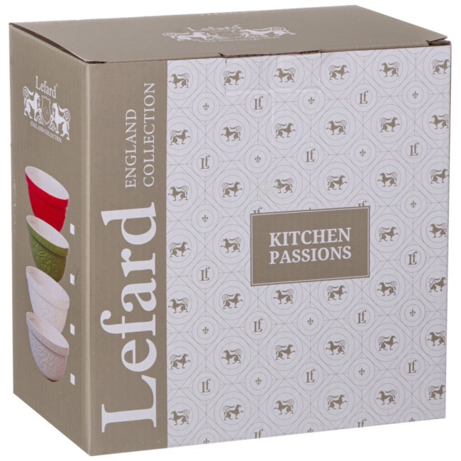 Салатник для смешивания и сервировки lefard "kitchen passion" 20,50 см красная Lefard (424-071)
