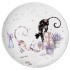 Набор тарелок закусочных lefard "лавандовые коты" 2 шт. 20,5*2 см Lefard (425-167)