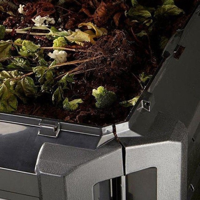 Компостер садовый 380л Compogreen IKST380C черный (52862) Компостер садовый 380л Compogreen IKST380C черный (52862)