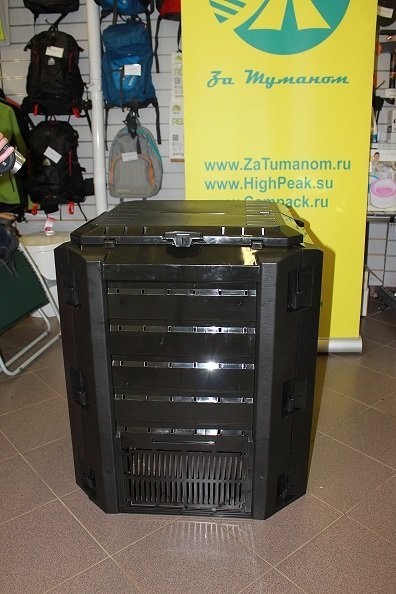 Компостер садовый 380л Compogreen IKST380C черный (52862)