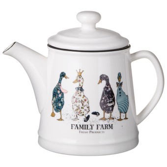 Чайник lefard "family farm" 1200 мл 21 см LEFARD (263-1401)