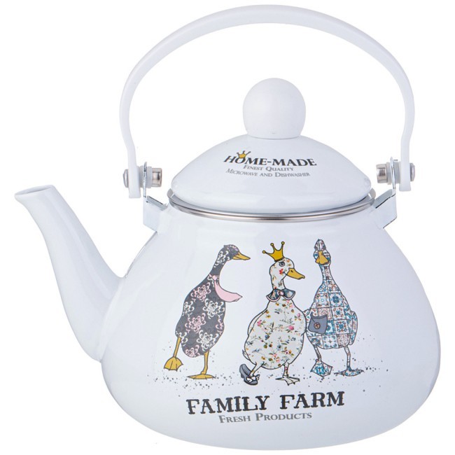 Чайник agness  эмалированный серия "family farm", 1,3 л Agness (934-625)