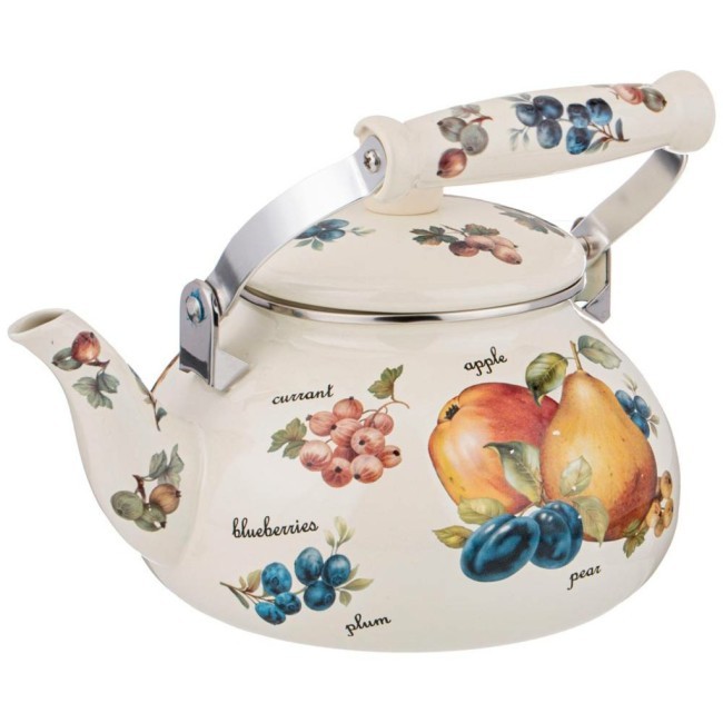 Чайник agness  эмалированный серия "фрукты" 2,5 л Agness (934-426)