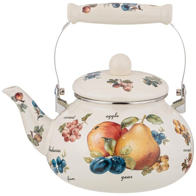 Чайник agness  эмалированный серия "фрукты" 2,5 л Agness (934-426)
