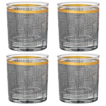 Набор стаканов "masculine" из 4 штук 380мл Rakle (312-161) Набор стаканов "masculine" из 4 штук 380мл Rakle (312-161)