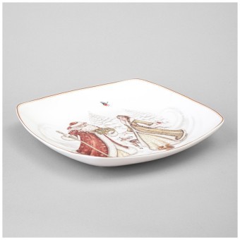 Блюдо lefard "морозко" квадратное 25x4 cm Lefard (85-2047)