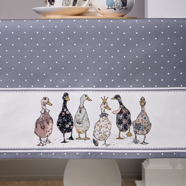 Скатерть "family farm" 110х140см , 100% хлопок, графит , твил, пропитка Lefard (850-747-20) Скатерть "family farm" 110х140см , 100% хлопок, графит , твил, пропитка Lefard (850-747-20)