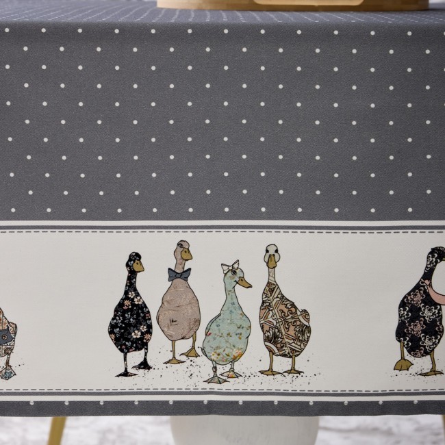 Скатерть "family farm" 110х140см , 100% хлопок, графит , твил, пропитка Lefard (850-747-20) Скатерть "family farm" 110х140см , 100% хлопок, графит , твил, пропитка Lefard (850-747-20)