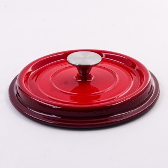 Кастрюля чугун 2,3 л эмаль/покрытие красная Mayer&Boch (40624)