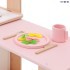 Деревянная кухня-трансформер для девочек "Ванильный смузи" с 16 аксессуарами (PK115-02)
