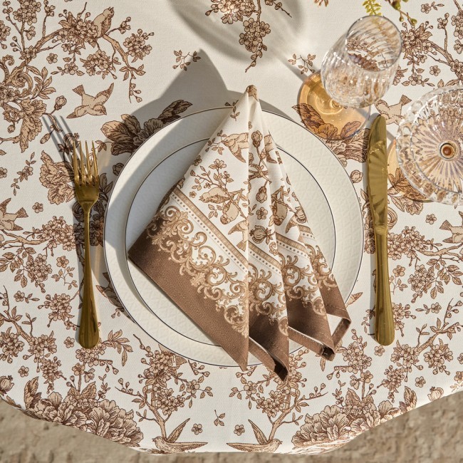 Набор салфеток из 2-х шт "rich garden",40х40см, 100% хлопок ,бежевый ,твил, Lefard (850-754-8) Набор салфеток из 2-х шт "rich garden",40х40см, 100% хлопок ,бежевый ,твил, Lefard (850-754-8)