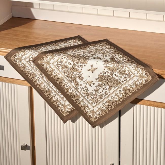 Набор салфеток из 2-х шт "rich garden",40х40см, 100% хлопок ,бежевый ,твил, Lefard (850-754-8) Набор салфеток из 2-х шт "rich garden",40х40см, 100% хлопок ,бежевый ,твил, Lefard (850-754-8)