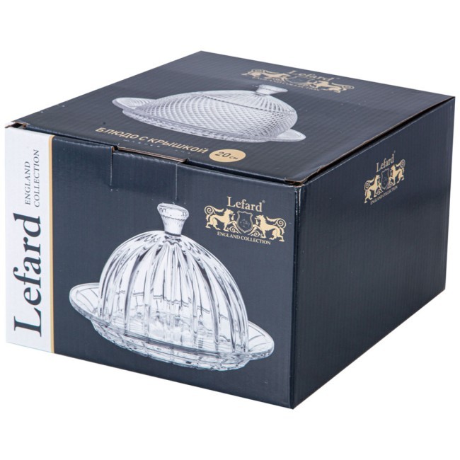 Блюдо "diamant" с крышкой 20см Lefard (691-056)