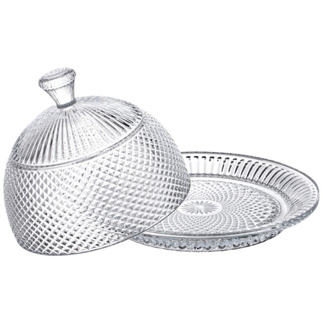 Блюдо "diamant" с крышкой 20см Lefard (691-056)