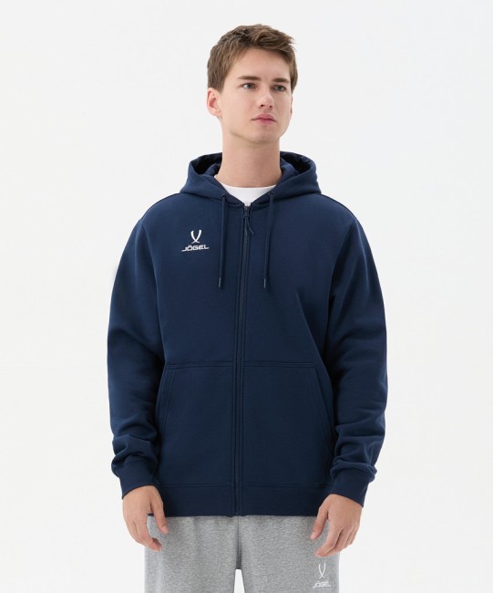 Флисовое худи на молнии JOGEL ESSENTIAL Cotton Fleece FZ Hoodie, темно-синий (2122086) Флисовое худи на молнии JOGEL ESSENTIAL Cotton Fleece FZ Hoodie, темно-синий (2122086)