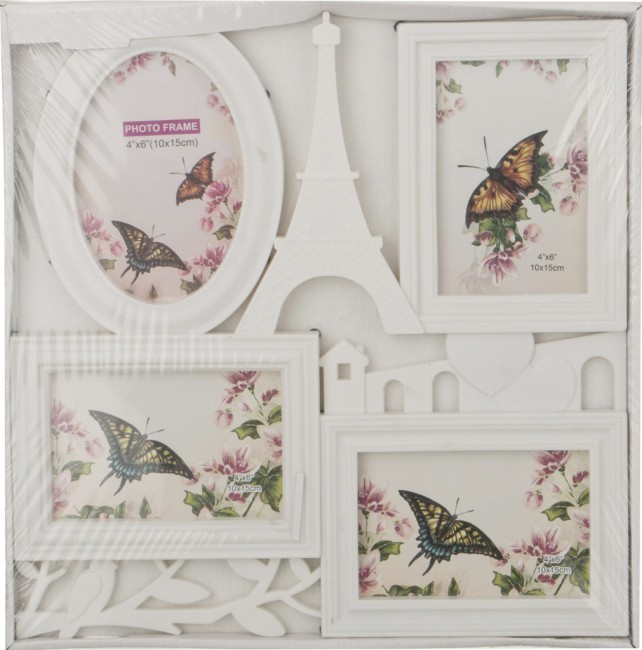 Фоторамка-коллаж 38*38*2 см.на 4 фото 15*10 см. Lefard (596-185) Фоторамка-коллаж 38*38*2 см.на 4 фото 15*10 см. Lefard (596-185)