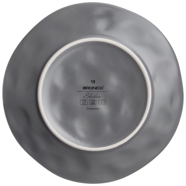 Набор посуды обеденный bronco "shadow" на 4 пер. 16 пр. серый Bronco (577-189) Набор посуды обеденный bronco "shadow" на 4 пер. 16 пр. серый Bronco (577-189)