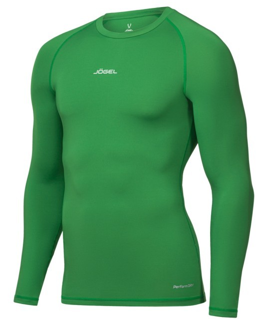 Футболка компрессионная с длинным рукавом JÖGEL CAMP PerFormDRY Baselayer LS Tee, зеленый (2125150) Футболка компрессионная с длинным рукавом JÖGEL CAMP PerFormDRY Baselayer LS Tee, зеленый (2125150)