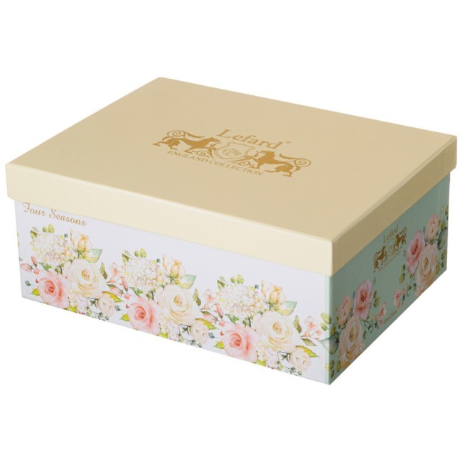 Кофейный набор lefard "времена года" на 2 пер. 4 пр. 180 мл розовый-мятный Lefard (760-683)