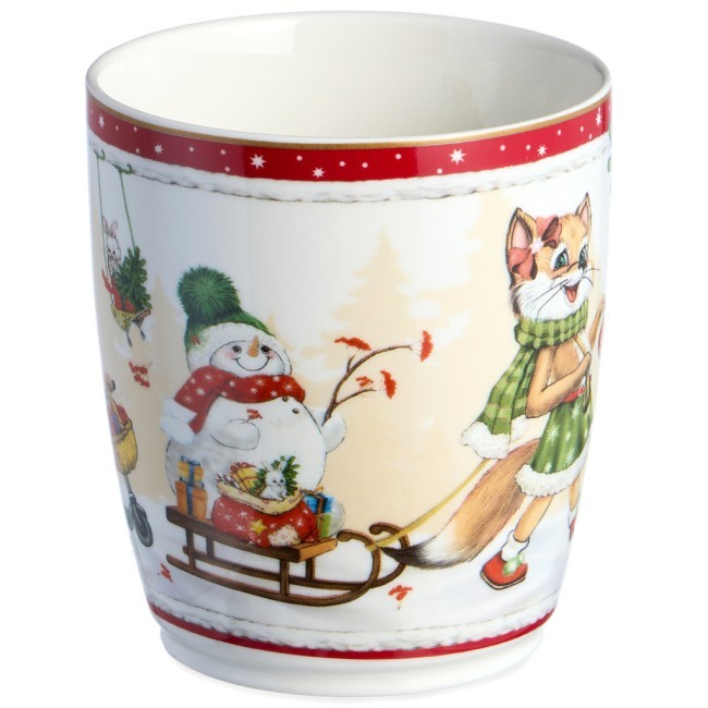 Кружка lefard "с новым годом!" 300 мл красная Lefard (760-780-1)