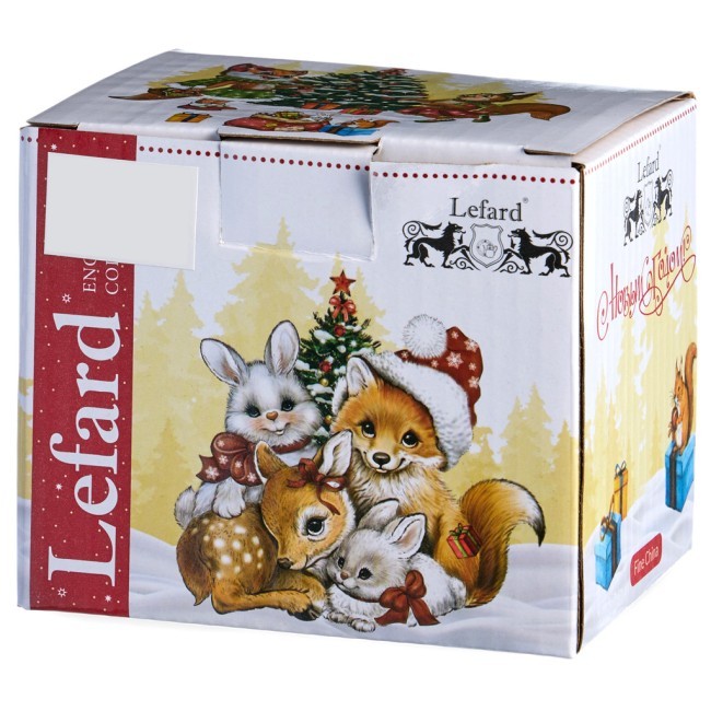 Кружка lefard "с новым годом!" 300 мл красная Lefard (760-780-1)