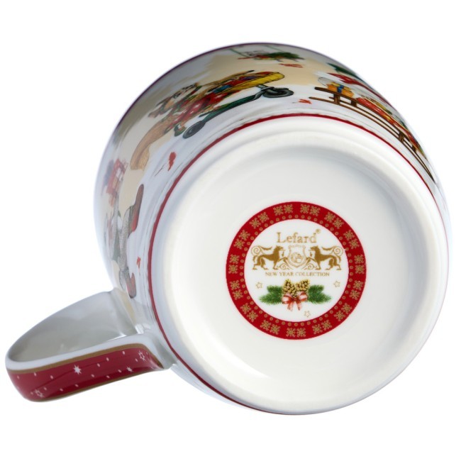 Кружка lefard "с новым годом!" 300 мл красная Lefard (760-780-1)