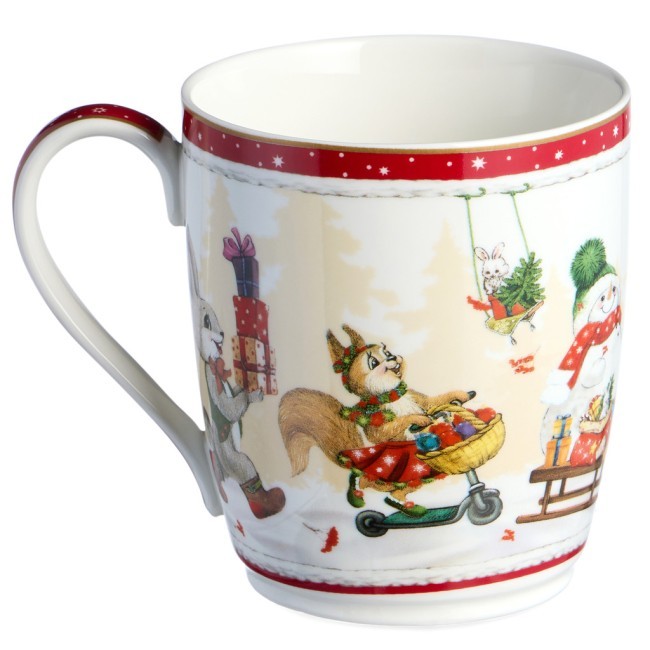 Кружка lefard "с новым годом!" 300 мл красная Lefard (760-780-1)