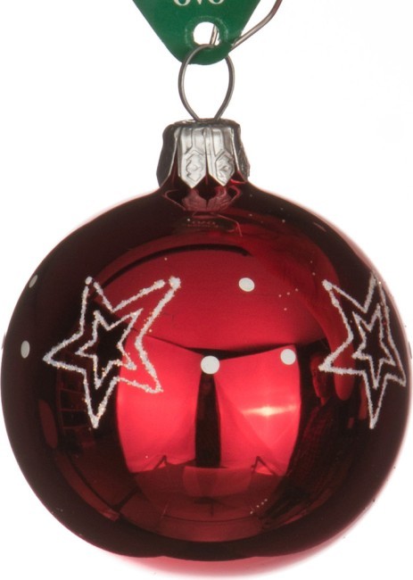 Шар-2 "звездный"диаметр=5 см без упаковки Оао"елочка" (860-534)