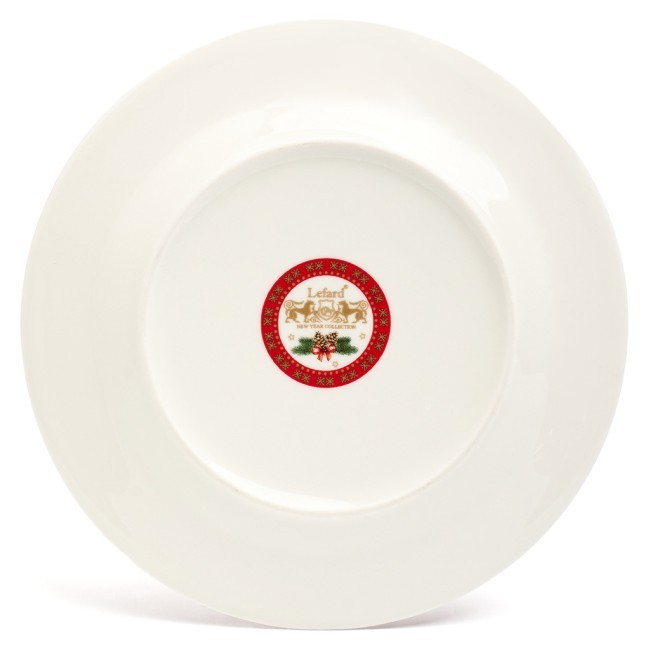 Тарелка закусочная lefard "елка" 19 см красная Lefard (85-1880-1)