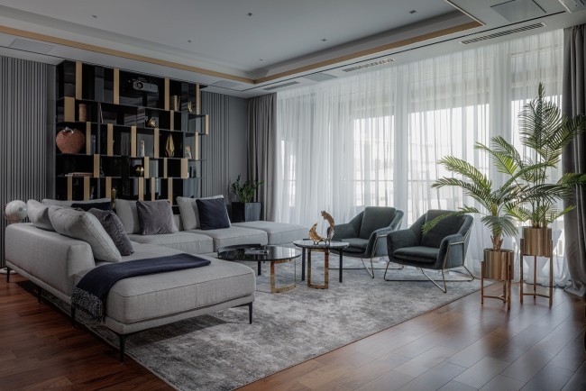 Подставка под цветы золото d25*70cм (TT-00001833)