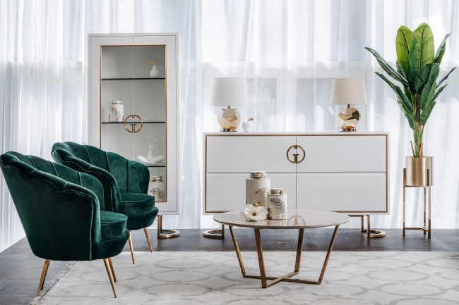 Подставка под цветы золото d25*70cм (TT-00001833)