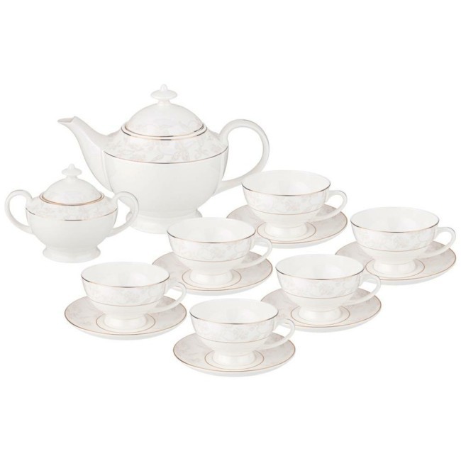 Чайный сервиз lefard "снежная королева" hа 6 пер. 14 пр. 1200/300/250 мл Lefard (440-245)