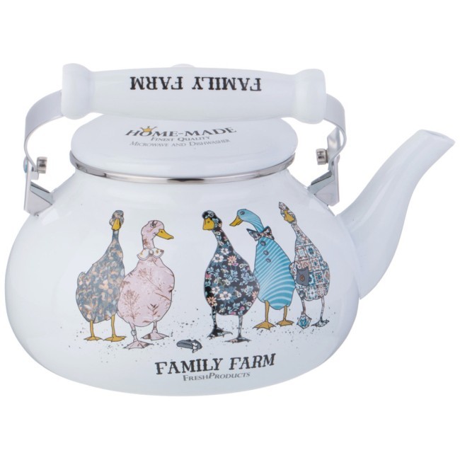 Чайник agness  эмалированный серия "family farm", 2,5 л Agness (934-626)