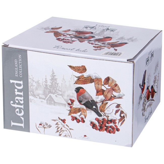 Чайник lefard "лесная сказка" снегири 930 мл на дерев. подставке Lefard (85-2023) Чайник lefard "лесная сказка" снегири 930 мл на дерев. подставке Lefard (85-2023)