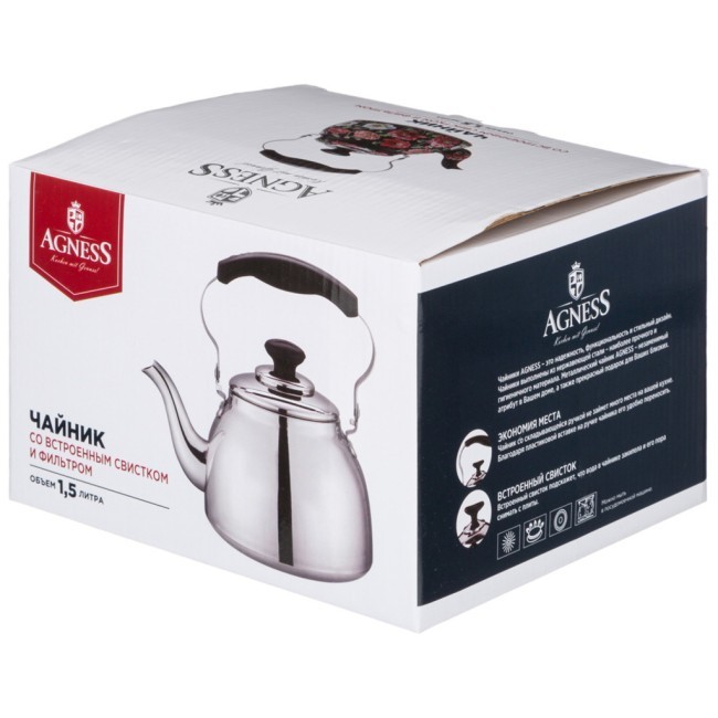 Чайник agness 1,5 л Agness (916-400)