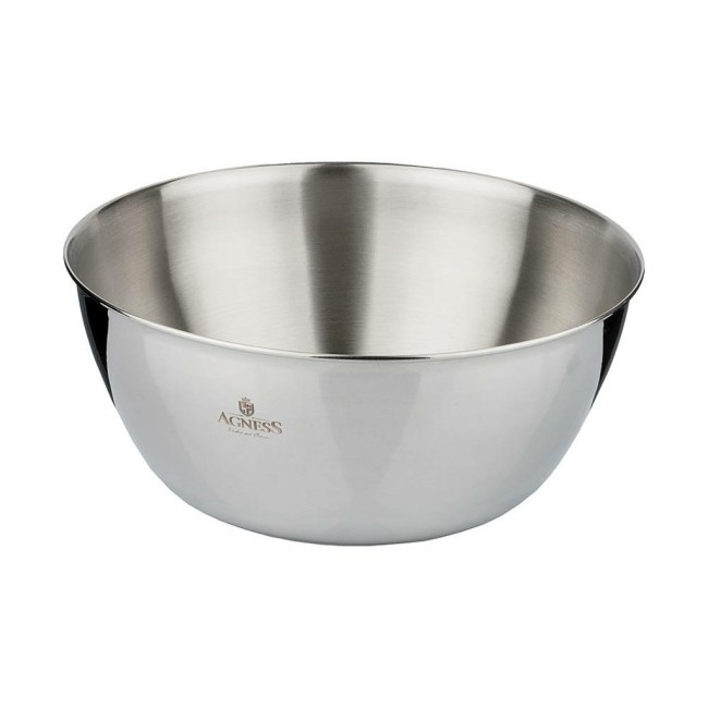Миска agness professional 22х9 см, 2,4 л высококачественная нерж сталь 18/10 Agness (936-313)